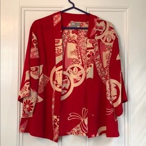 ASOS red kimono